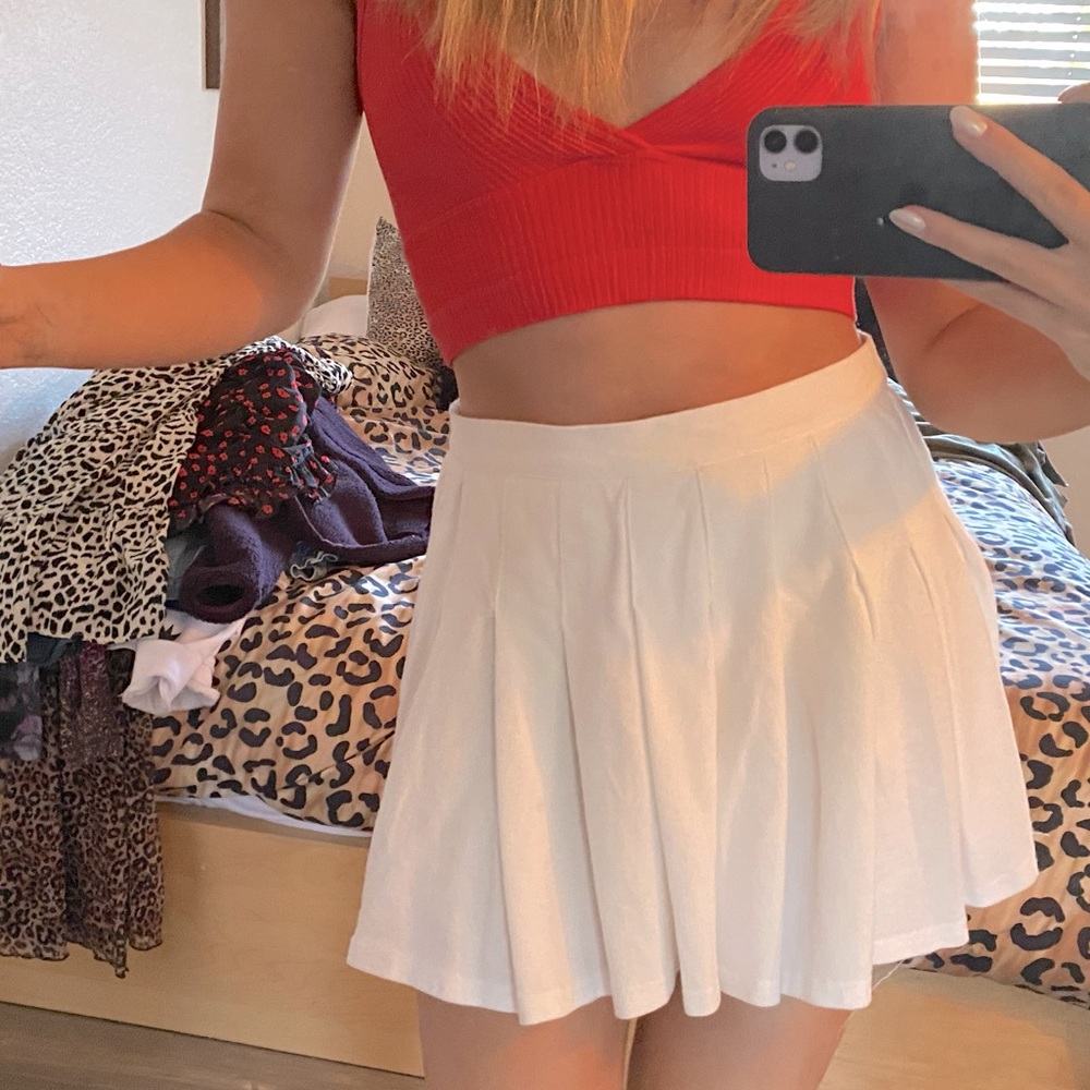 White Urban Outfitters Tennis Skirt.
